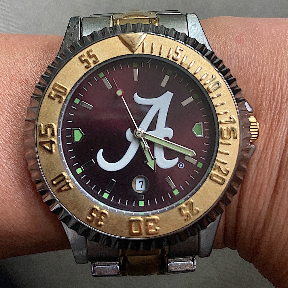University of Alabama Men’s Two-Toned Watch